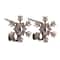 Original MantleClip® Oil-Rubbed Bronze Snowflake Icons Stocking Holders, 2ct.